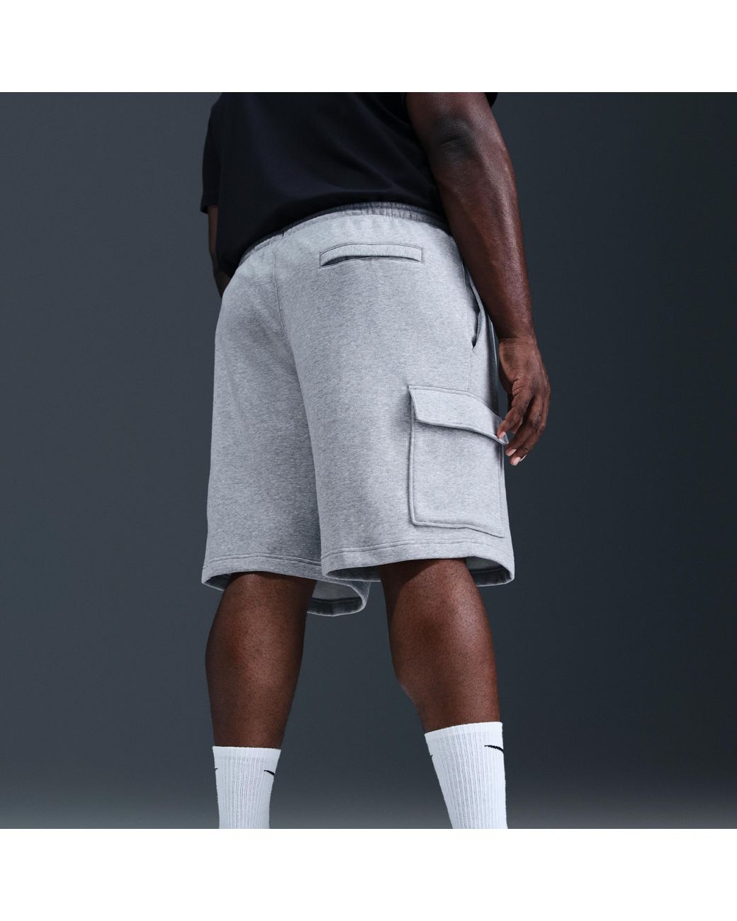 nike cargo shorts grey