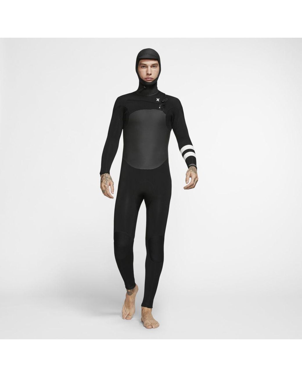 Nike Neoprene Hurley Advantage Plus 5/3mm Fullsuit Hooded Wetsuit in Black  for Men | Lyst