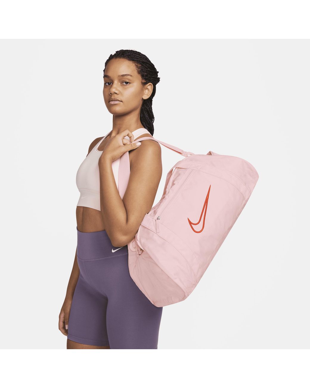 Nike Gym Club Training Duffel Bag (24l) In Pink, | Lyst