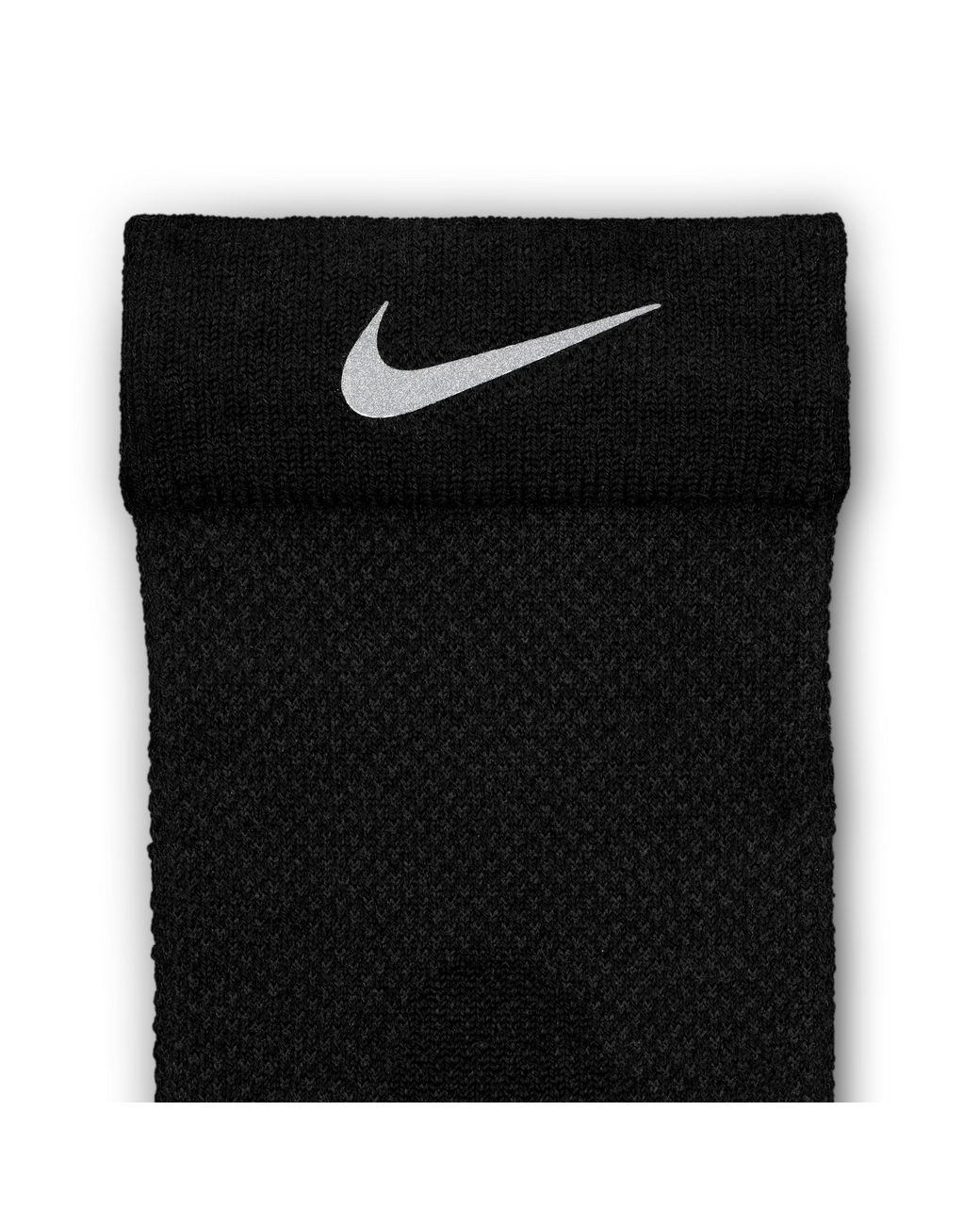 Nike Black Run Wool Running Micro-Crew Socks (1 Pair)