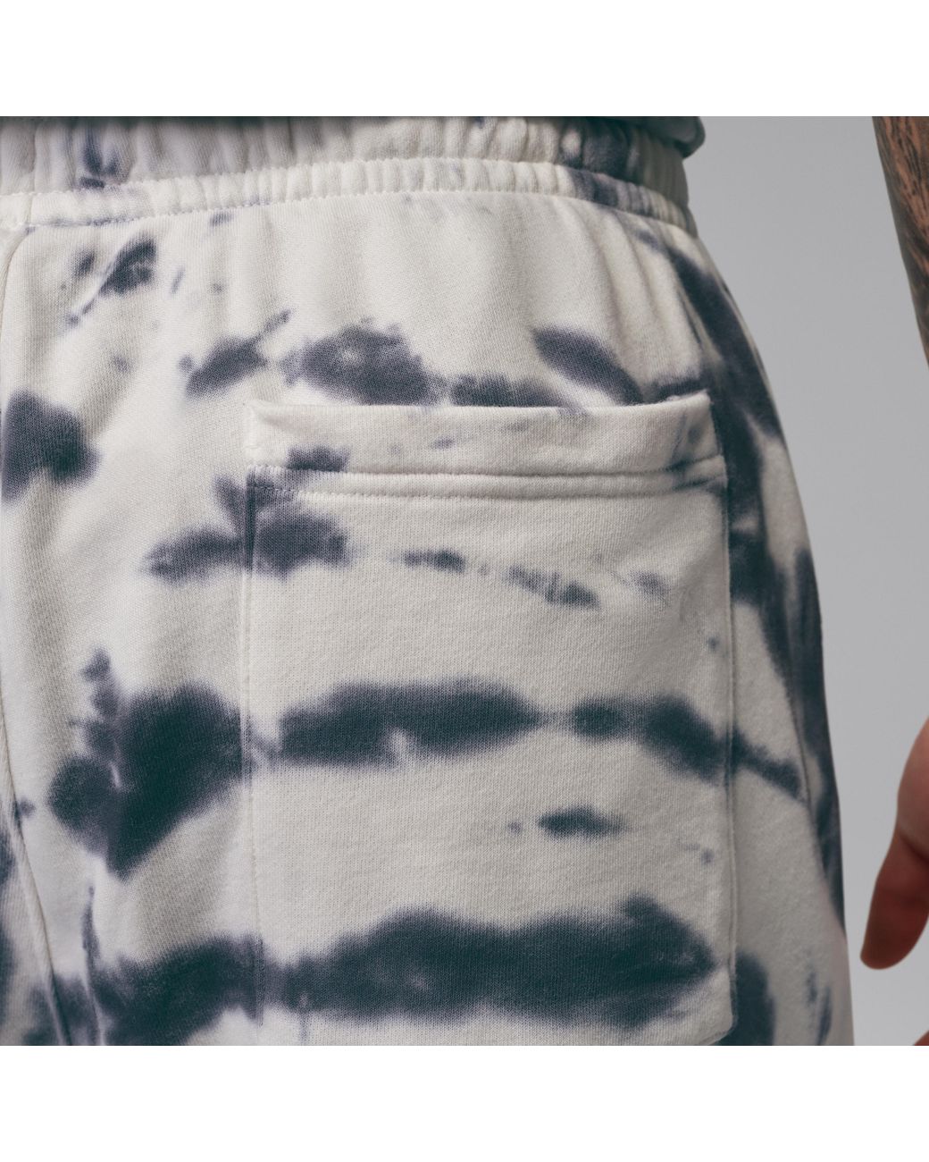 Nike Blue Brooklyn Fleece Tie-Dye Festival Shorts for men
