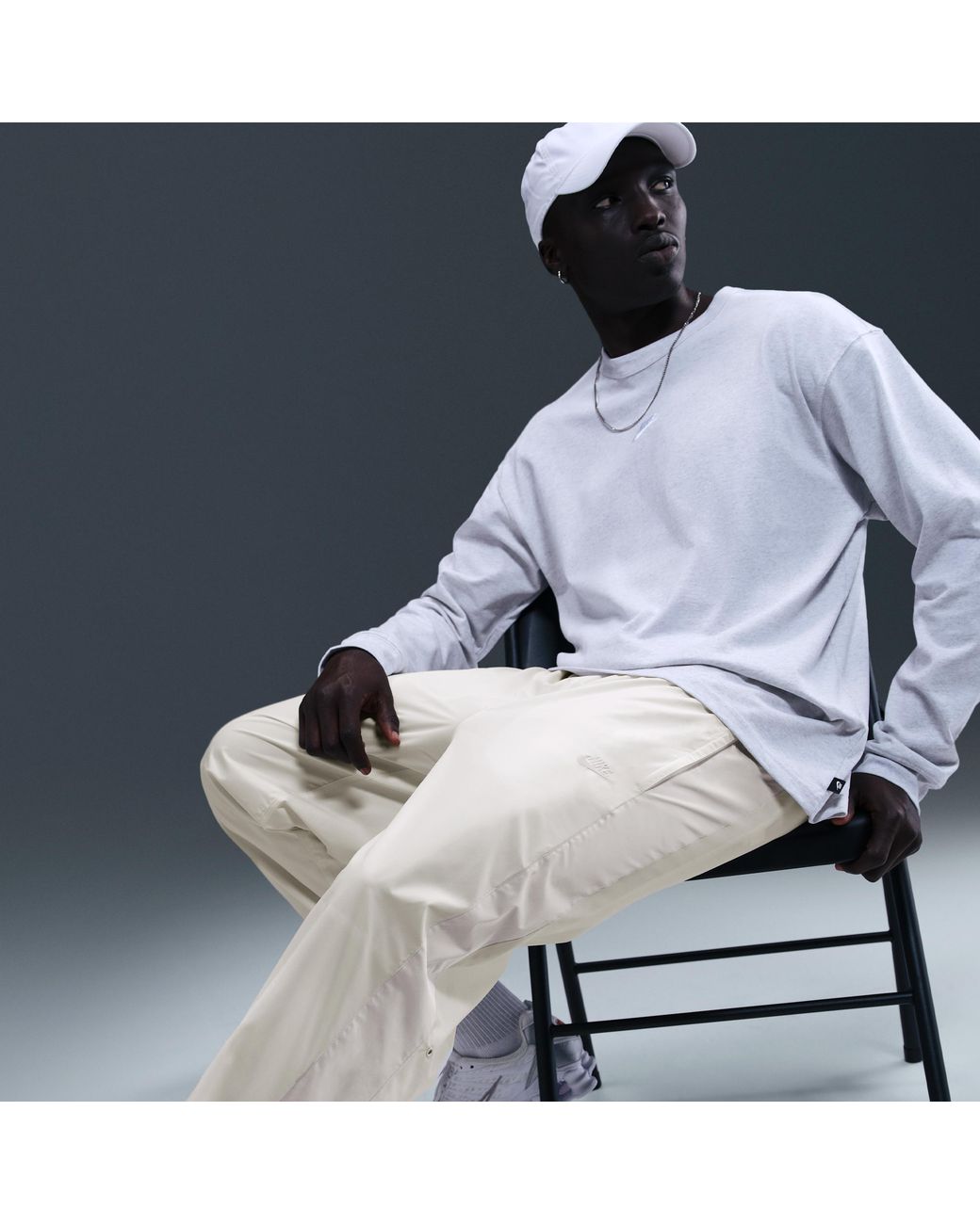 Nike Blue Windrunner Lined Pants for men