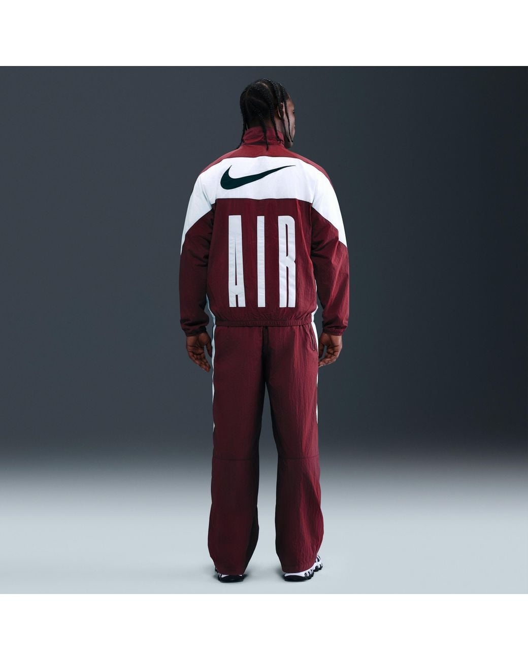 nike air max red tracksuit