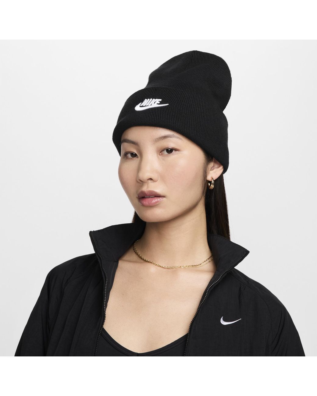 Black beanie nike outlet