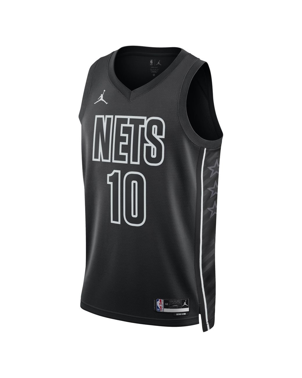 Nike Brooklyn Nets Statement Edition Jordan Dri fit Nba Swingman Jersey Polyester 50 Recycled Polyester in Black for Men Lyst UK