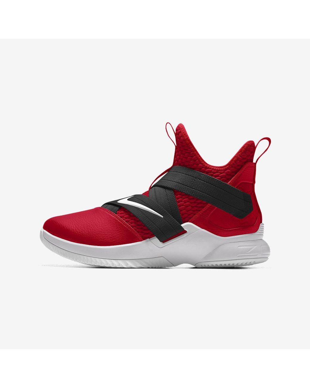 Nike Lebron Soldier Xii By You Custom Basketball Shoe in Red for Men | Lyst
