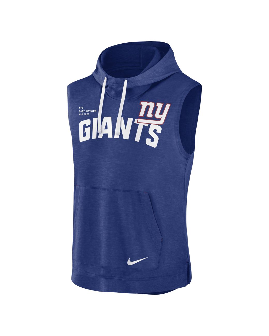 Nike Dri-Fit Athletic Arch Jersey (NFL New York Giants) Men's Pullover Hoodie - Blue/Red XL