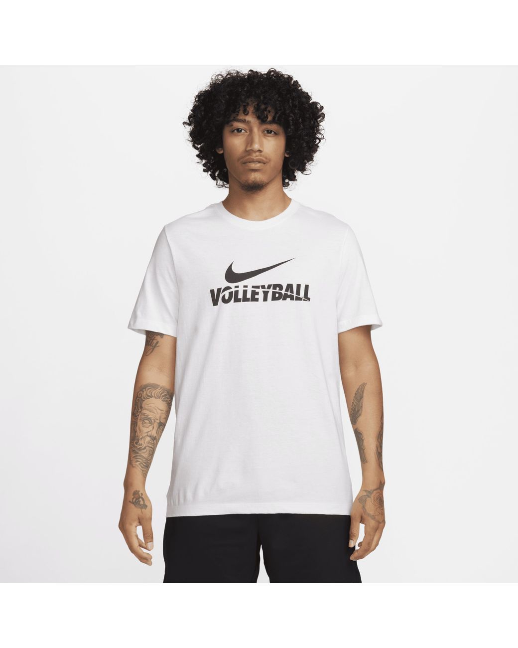 Nike Volleyball T-shirt In White, for Men | Lyst