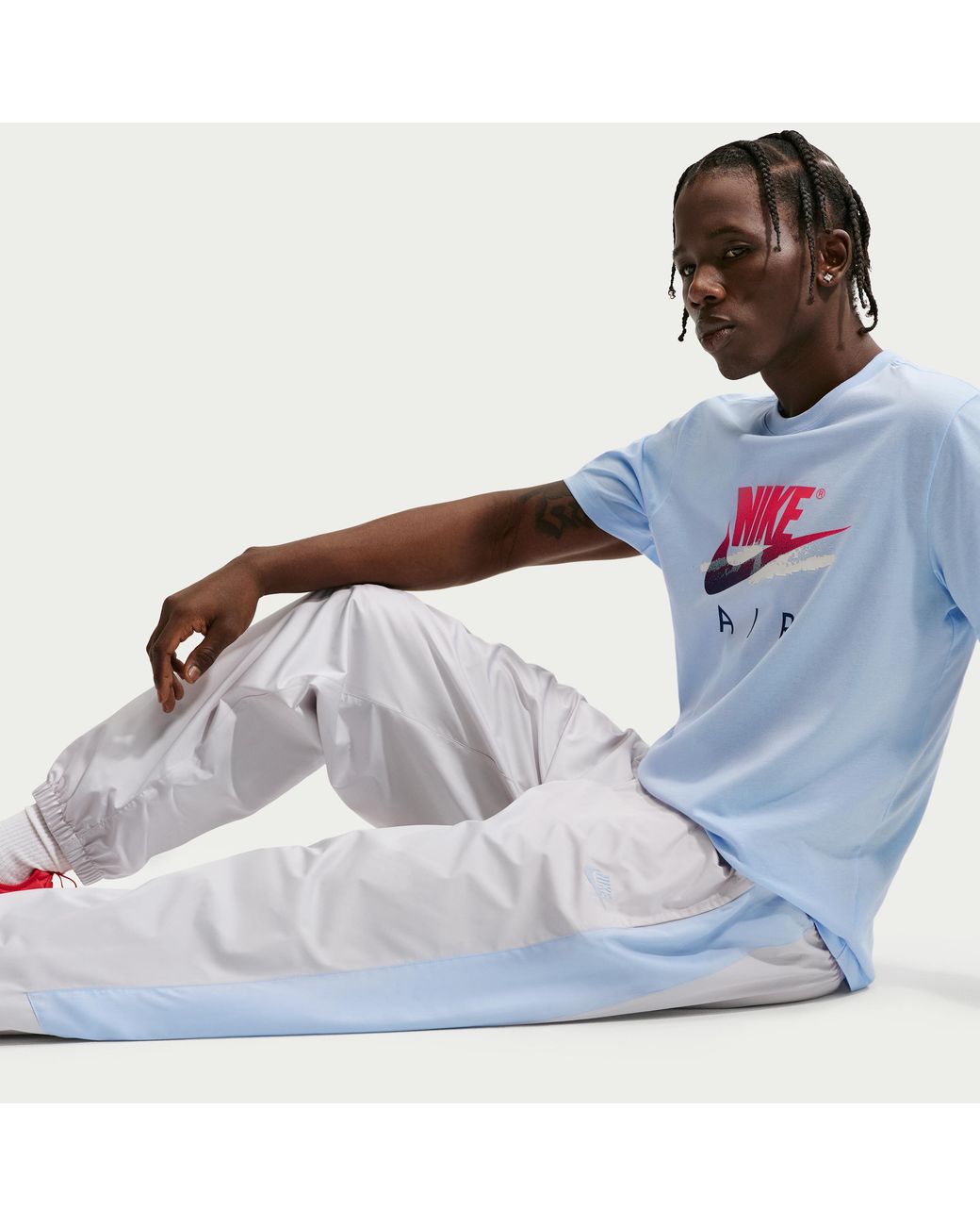 Nike Blue Windrunner Lined Pants for men