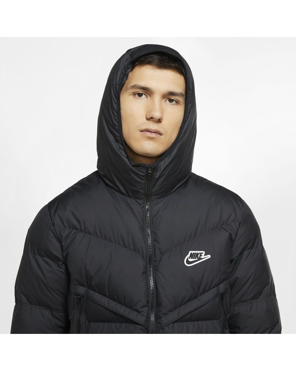 Nike Sportswear Down-fill Windrunner Shield Parka in het Zwart voor heren |  Lyst NL