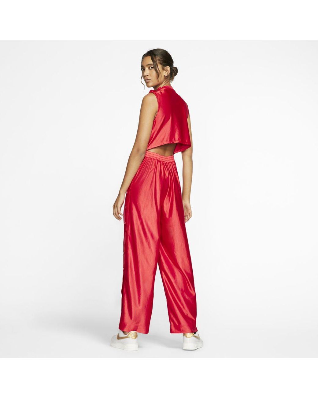 nike jumpsuit red