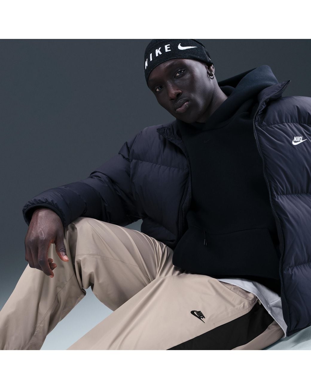 Nike Blue Windrunner Lined Pants for men