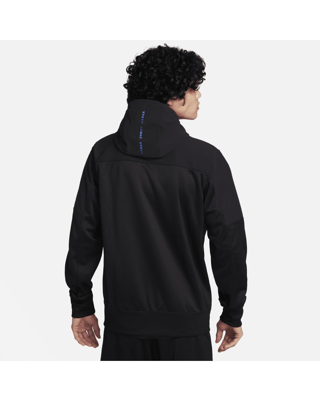 Nike Air Max Full zip Hoodie Polyester 50 Recycled Polyester in Black for Men Lyst UK