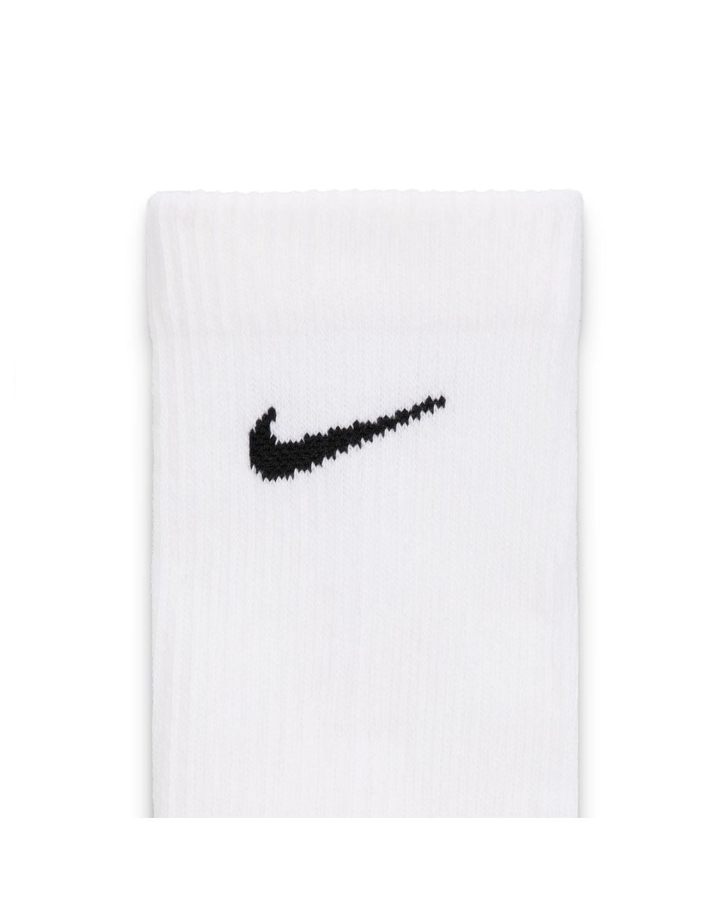 Nike White Everyday Elevated Crew Socks (6 Pairs)