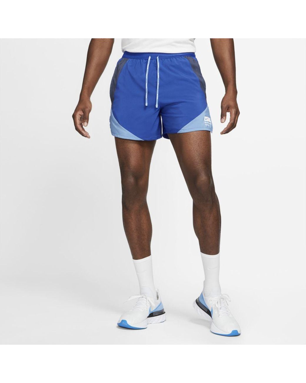 Nike Flex Stride Brs Brief-lined Running Shorts in Blue Men | Lyst