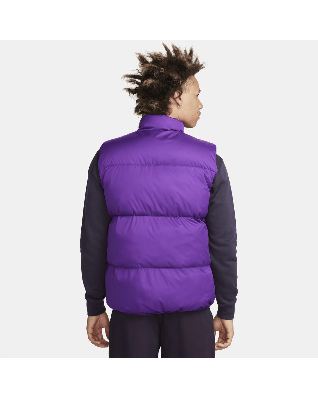 Nike Sportswear Club Primaloft Water repellent Puffer Gilet Polyester 50 Recycled Polyester in Purple for Men Lyst UK