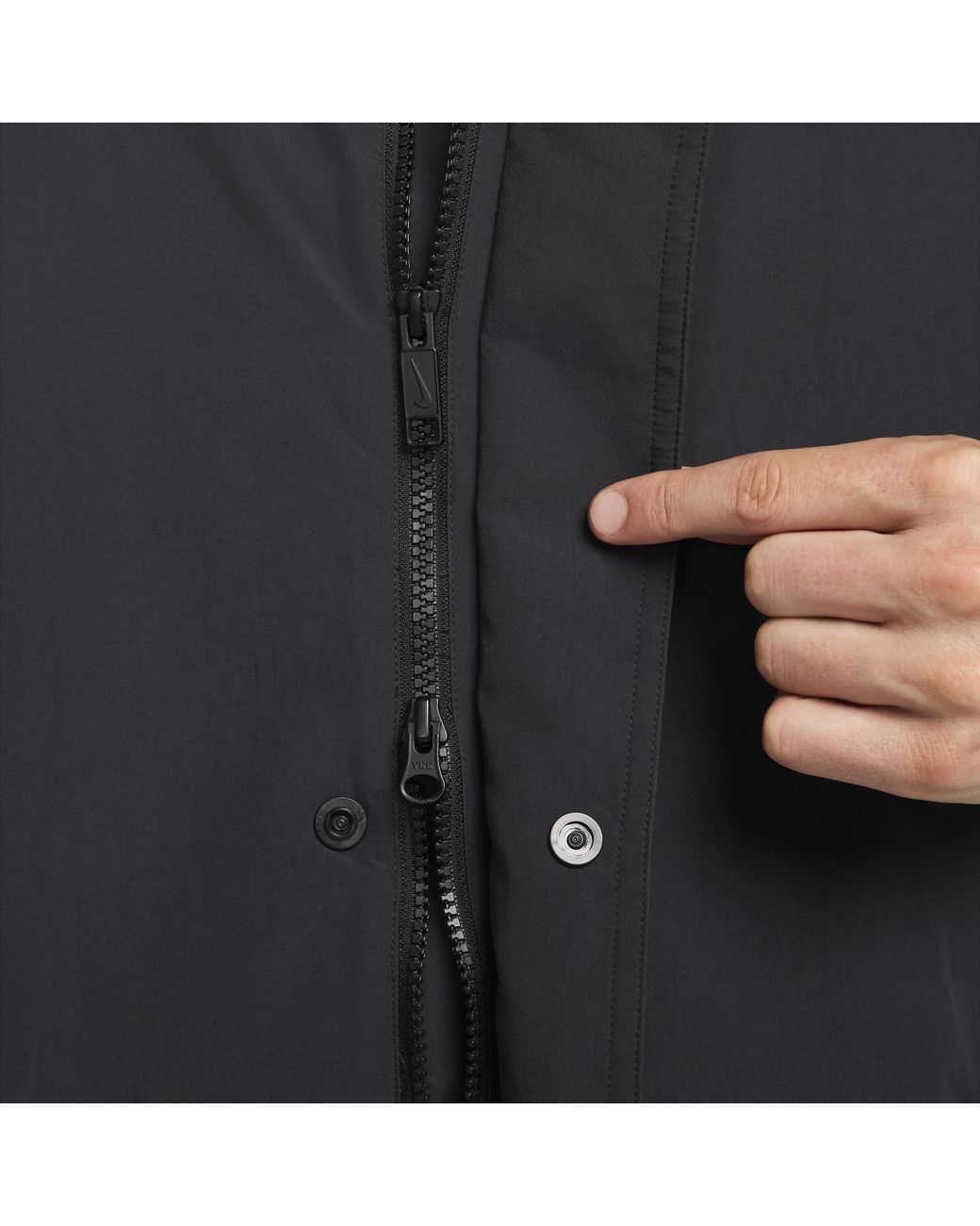 Nike Black Swim Parka