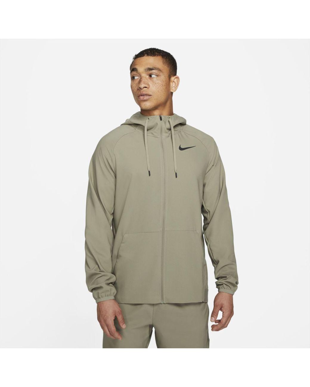 Nike Flex Full-zip Training Jacket in Green for Men | Lyst
