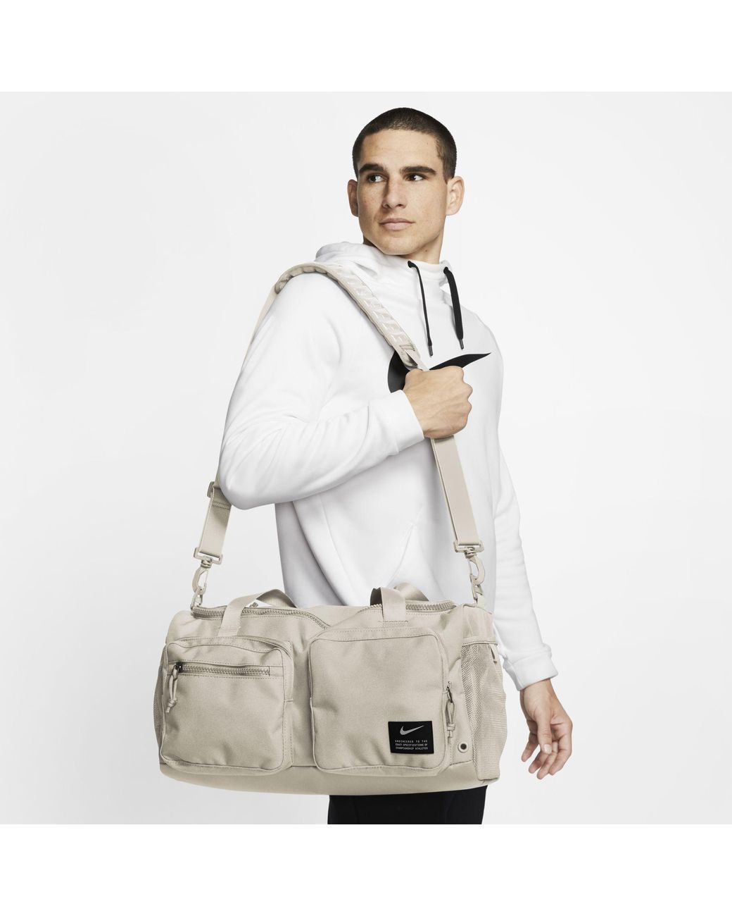 Nike Utility Power Training Duffel Bag (small) in White for Men | Lyst  Australia