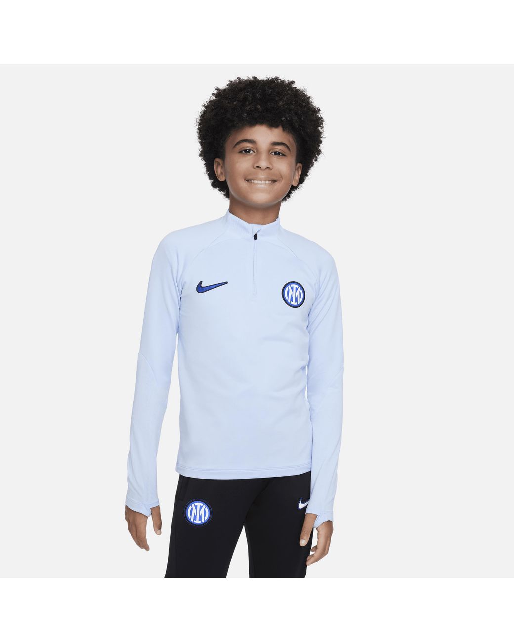 Maglia da calcio per allenamento in maglia dri-fit inter strike di Nike in  Bianco