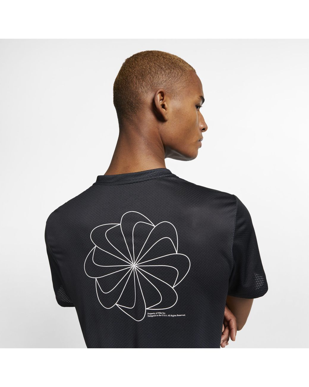 Nike Miller Ombré Logo T-shirt in Grey for Men | Lyst