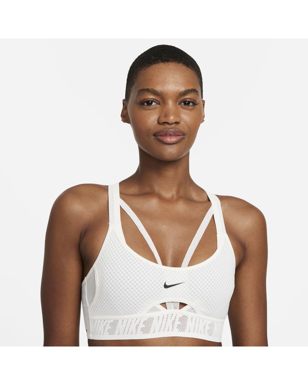 Nike Dri fit Adv Indy Light support Padded Strappy Sports Bra in