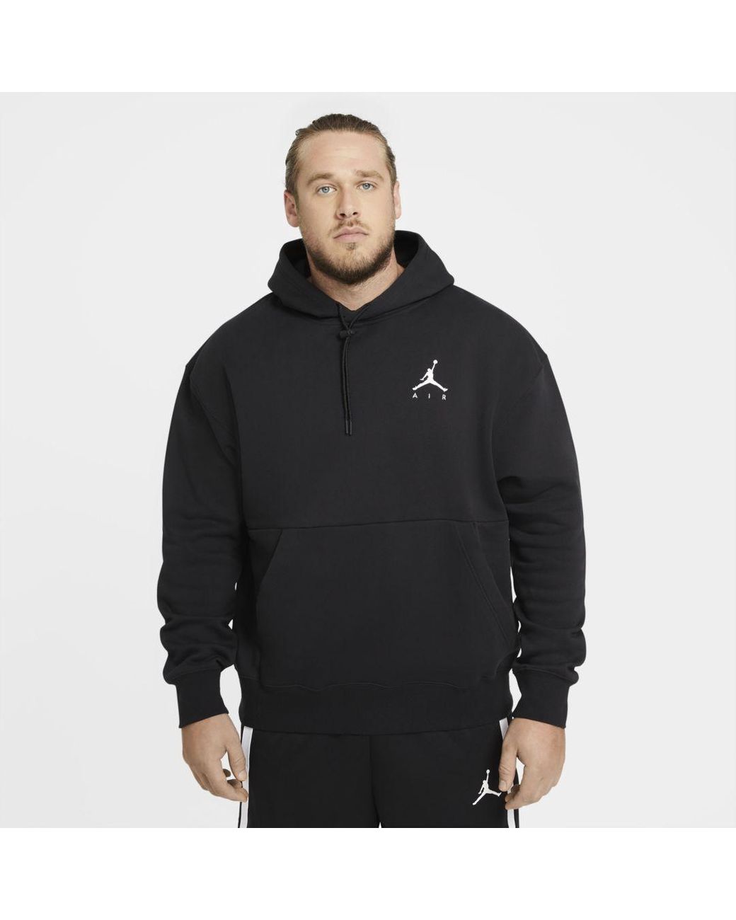 Nike Jordan Jumpman Air Men's Fleece Pullover Hoodie in Black for Men | Lyst