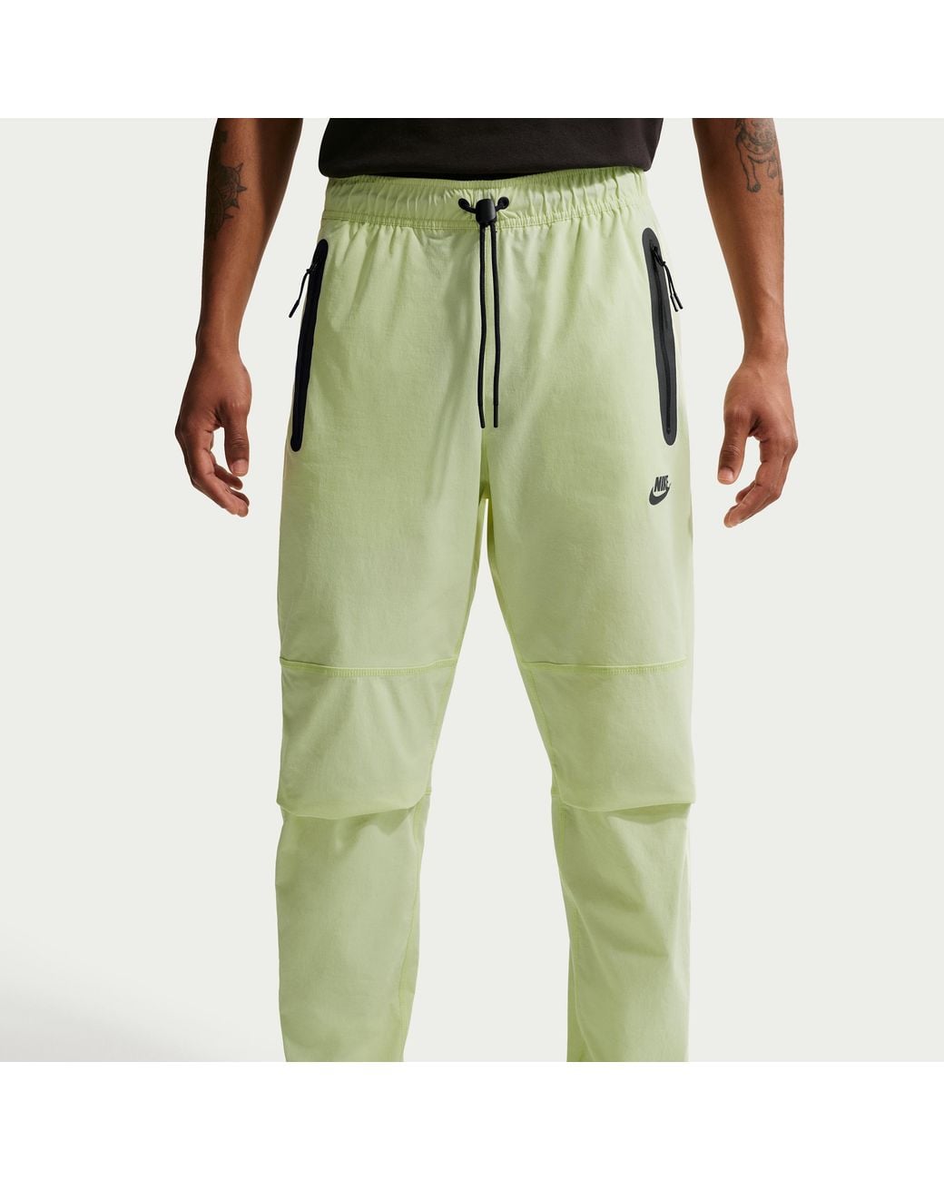 Nike Black Tech Woven Pants for men