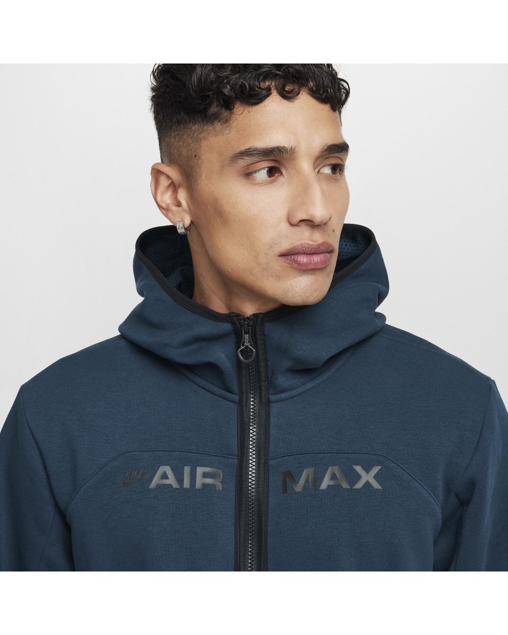 NIKE Air Max Full Zip フリースフーディ 関税＆送料込 Black Nike Air Max Full Zip Fleece Hoodie - JD Sports Global