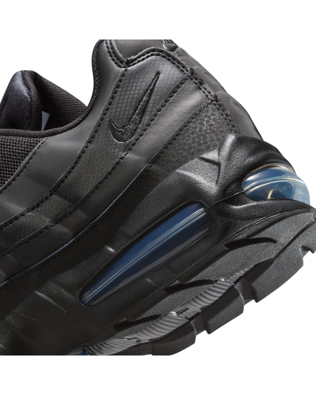 Nike Black Air Max 95 'Big Bubble' Shoes for men