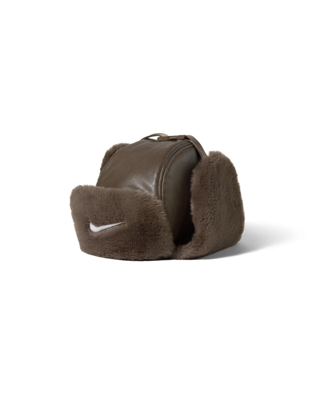 Nike Brown Fly Leather Trapper Cap
