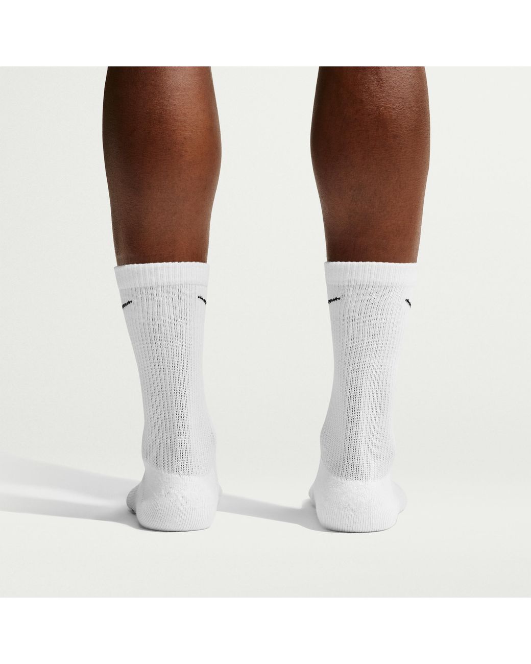 Nike White Everyday Elevated Crew Socks (6 Pairs)