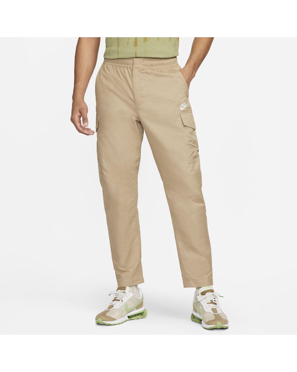 Nike Cotton Sportswear Unlined Utility Cargo Pants in Brown (Green) for Men  | Lyst Australia