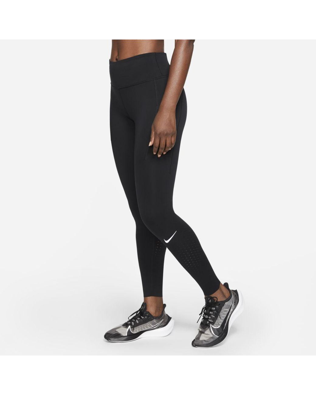 Nike Epic Luxe Running Leggings in Black - Lyst