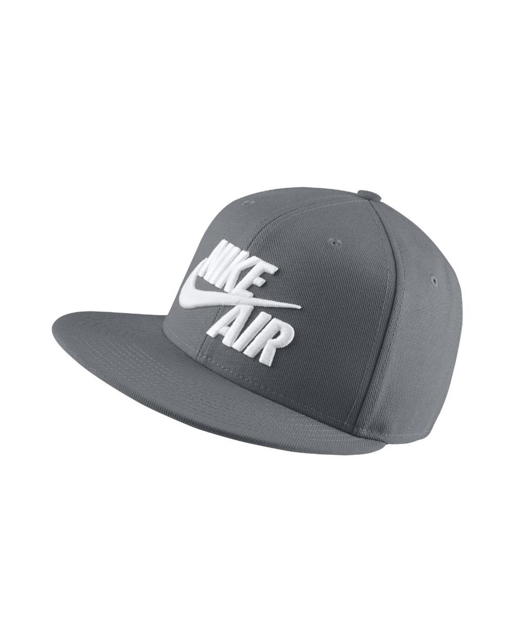 Nike Men's Gray Sportswear Air True Snapback Hat (grey) - Clearance Sale