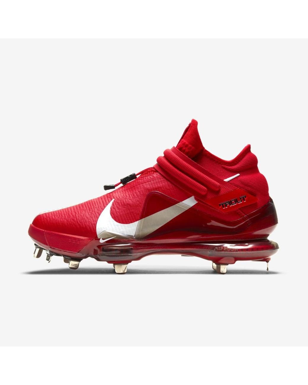 Nike Force Zoom Trout 7 Baseball Cleat in Red for Men | Lyst
