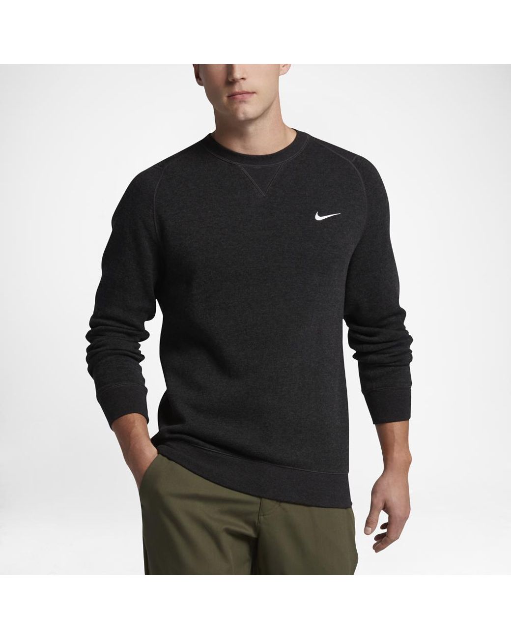 Range Crew Men's Golf Sweater in Black for Men | Lyst