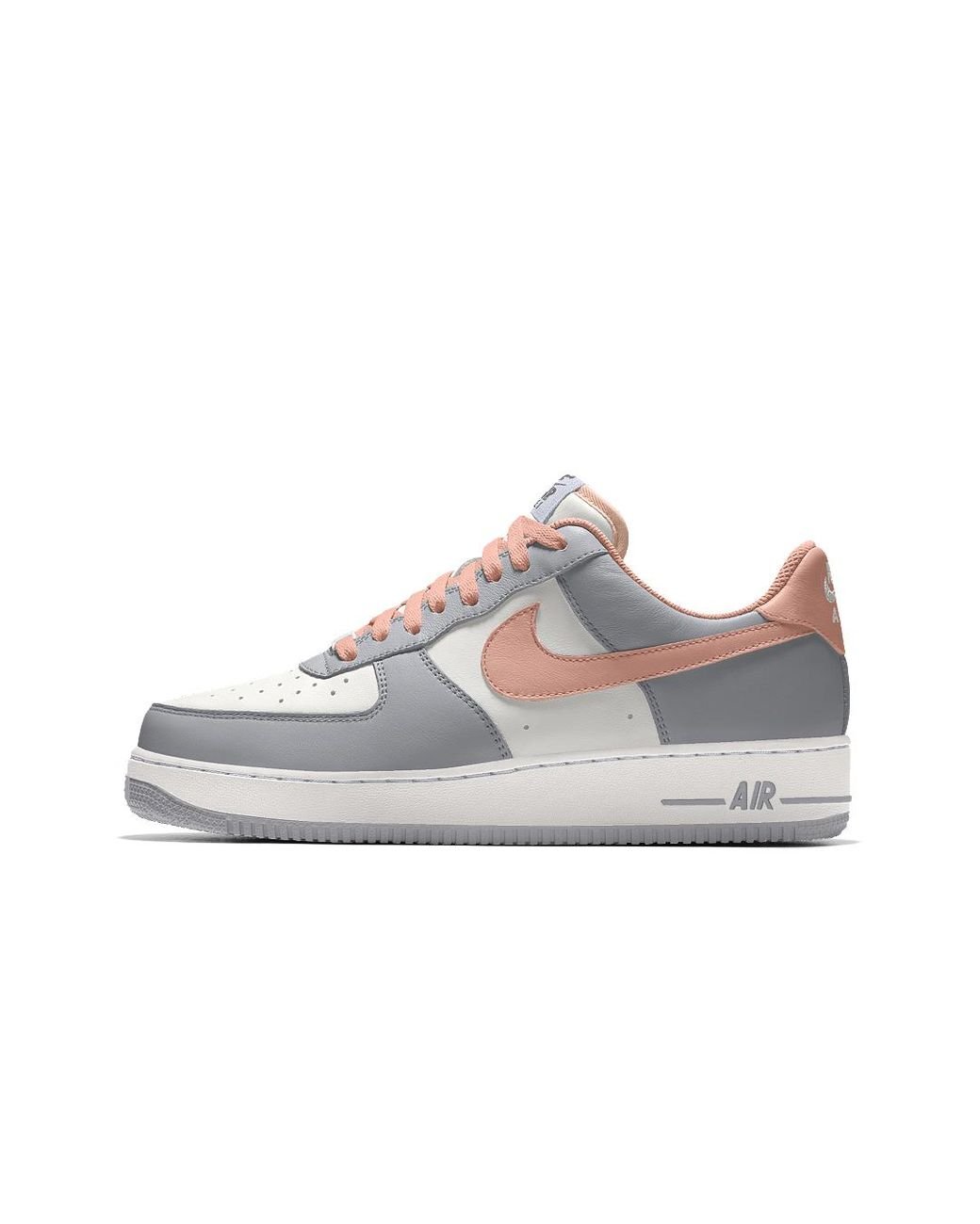 Nike Air Force 1 Low By You Custom Shoe in White | Lyst