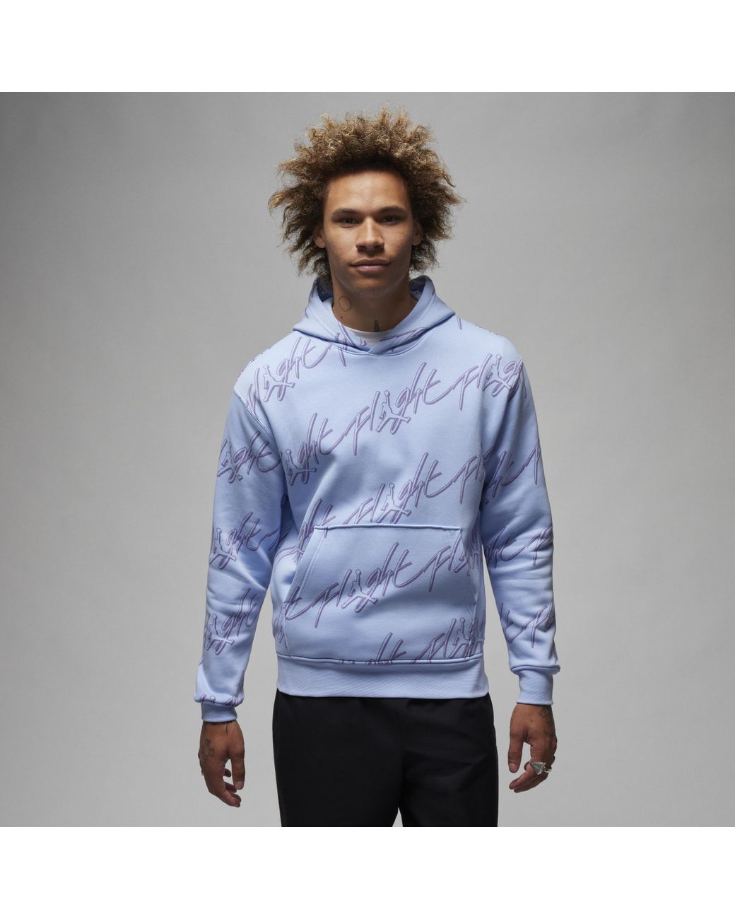 Nike Jordan Essentials Fleece Pullover Hoodie in Blue for Men | Lyst UK