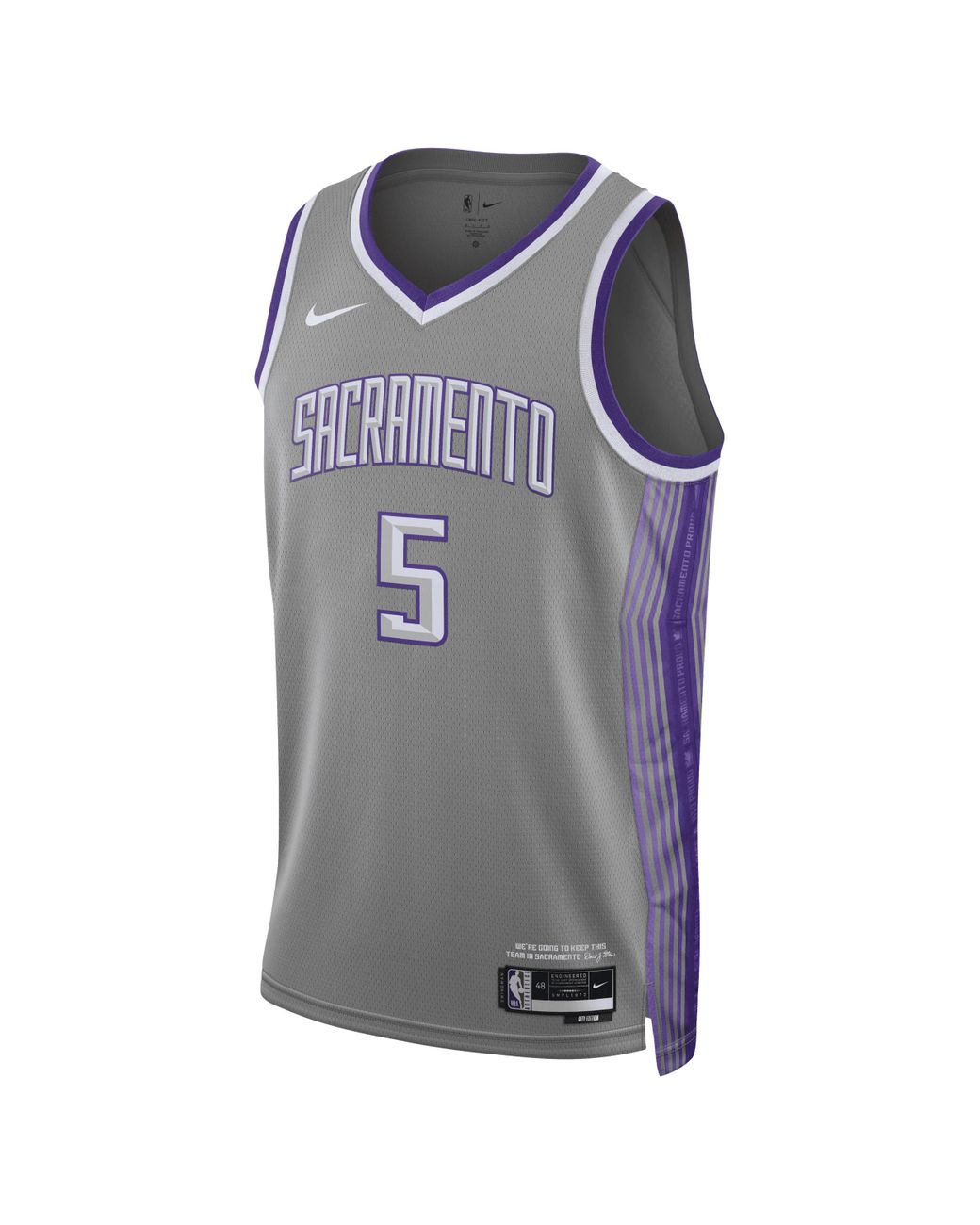 Nike De'aaron Fox Sacramento Kings City Edition Dri-fit Nba