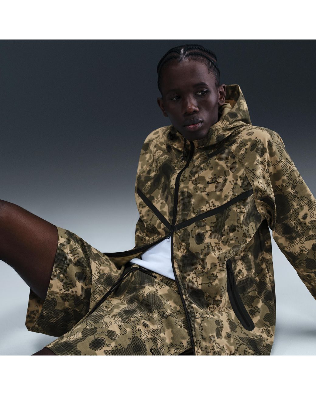 nike tech camo shorts