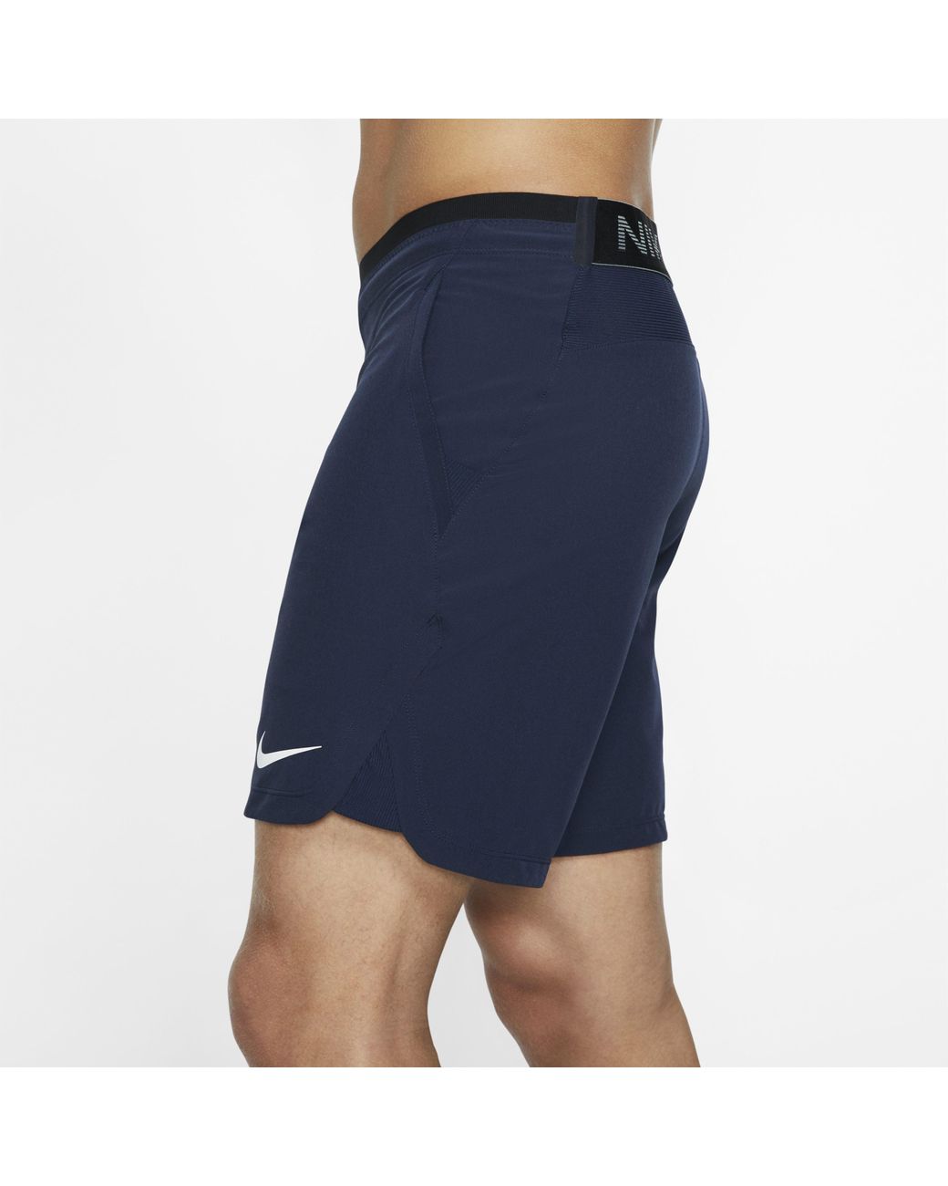 Nike Pro Flex Rep Stretch-shell Shorts in Blue for Men | Lyst UK