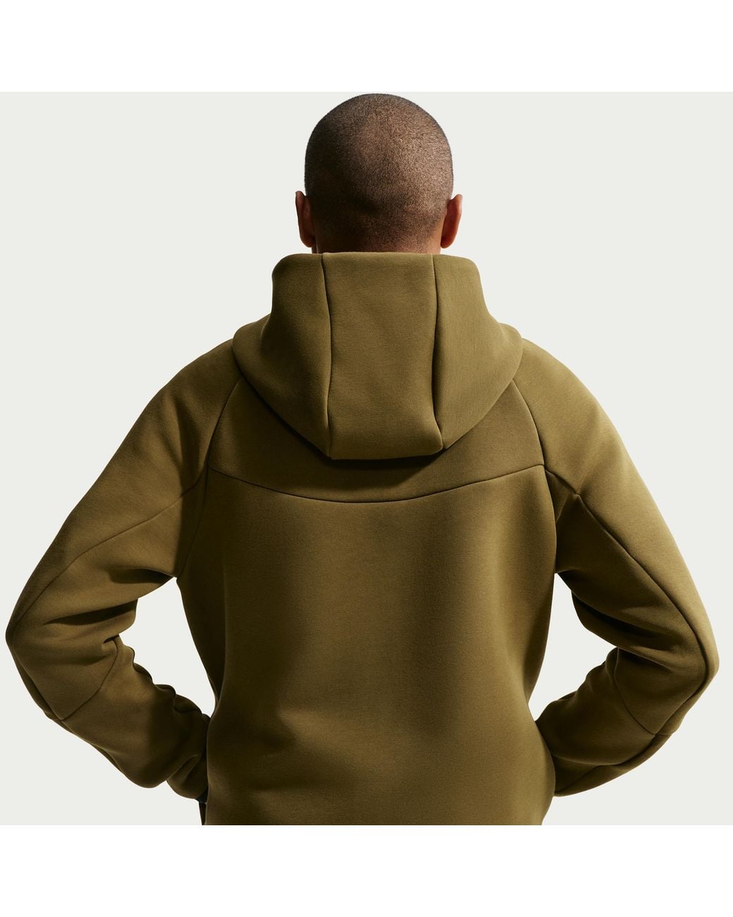 Nike White Tech Fleece Windrunner Full-Zip Jacket for men