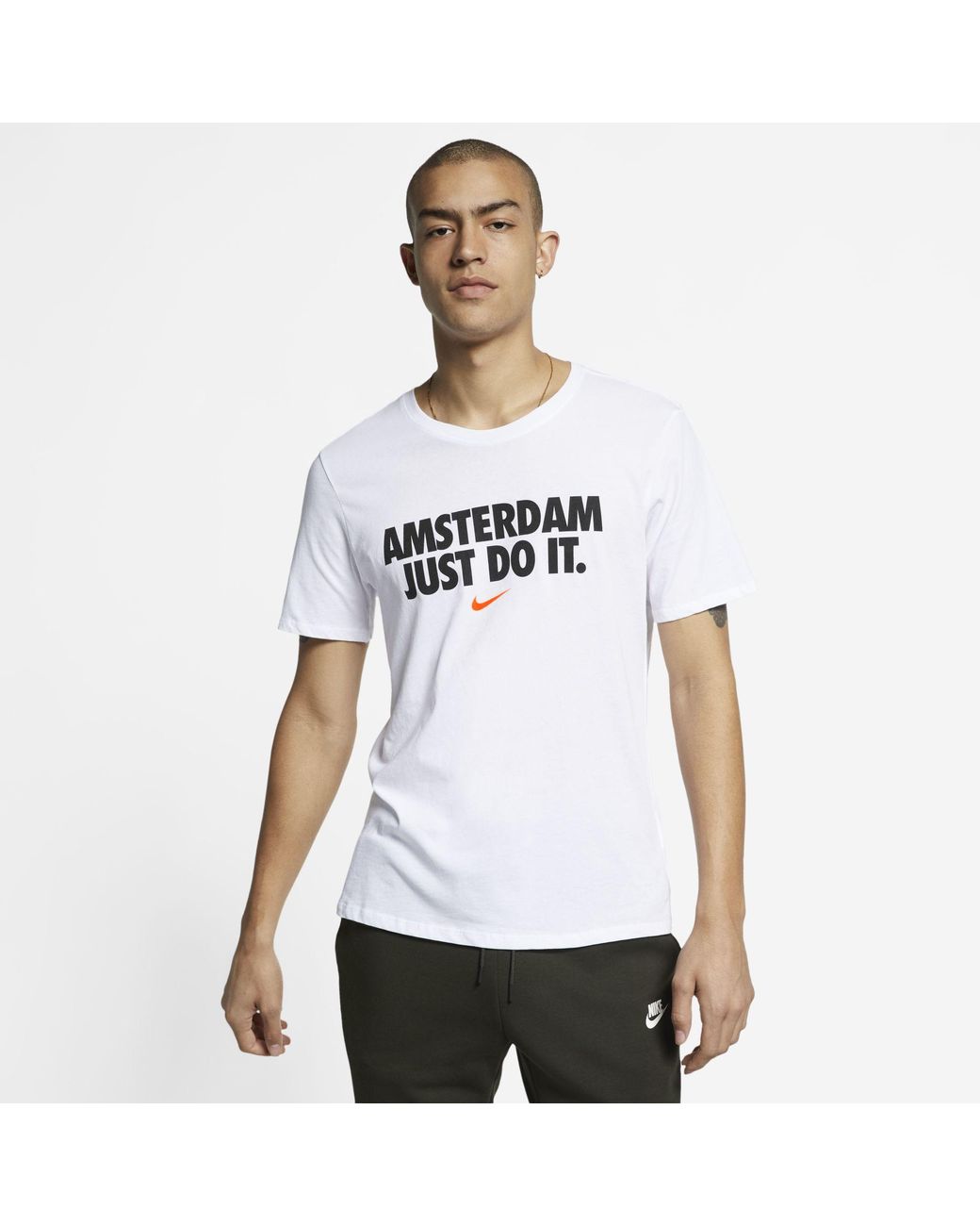 Nike Cotton Sportswear City Edition (amsterdam) T-shirt in White for Men |  Lyst Australia