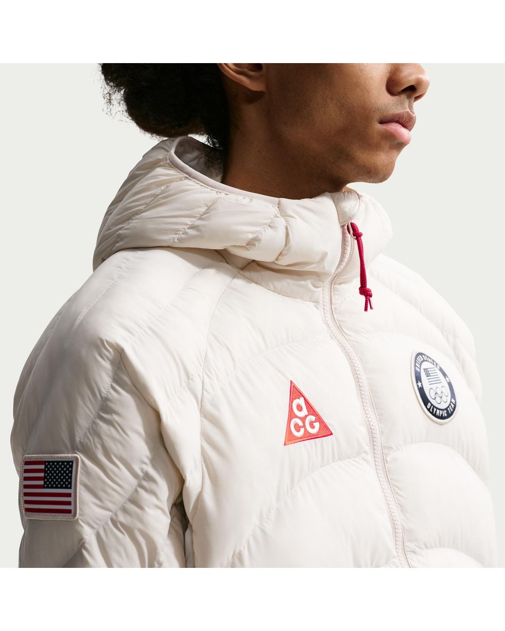 Nike Gray Acg X United States Olympic Team Therma-Fit Adv Jacket for men