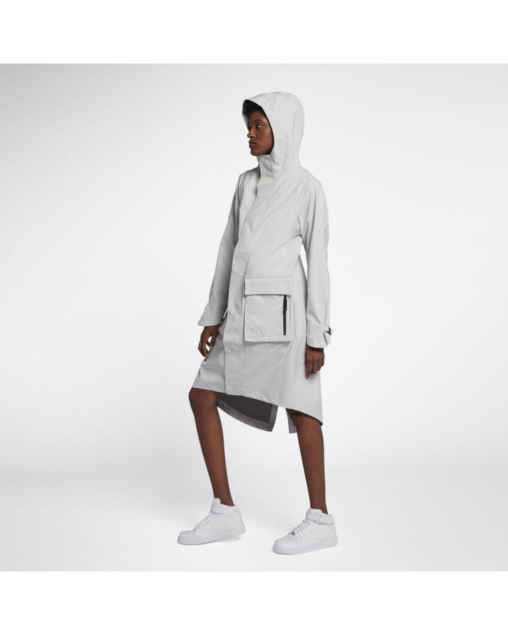 Nike Lab City Ready Hooded Anorak in Gray | Lyst