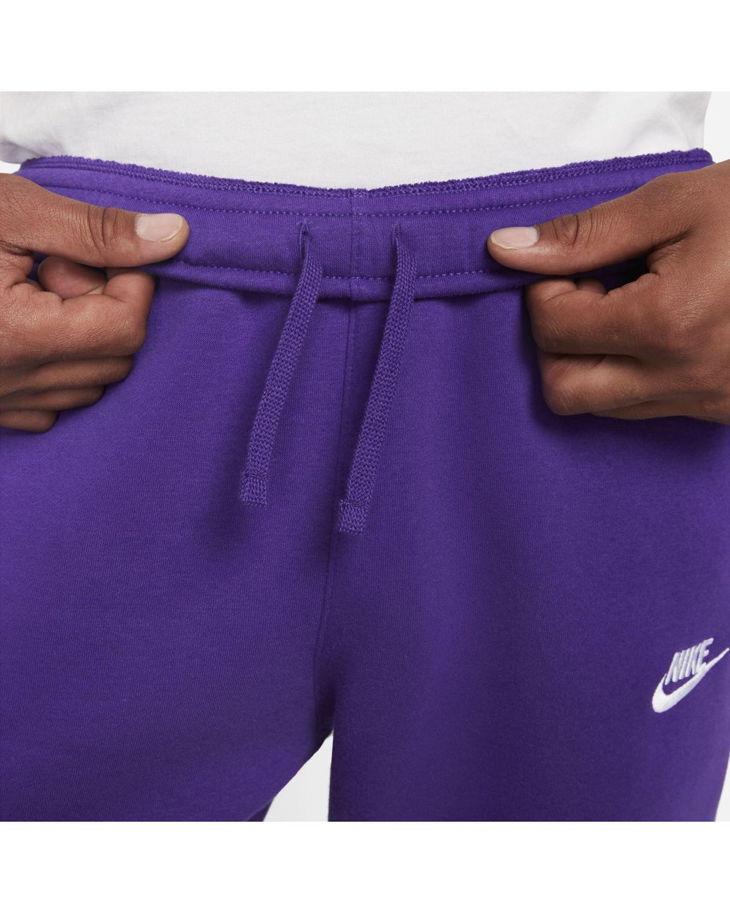 Nike Sportswear Club Fleece Joggers in Purple for Men | Lyst