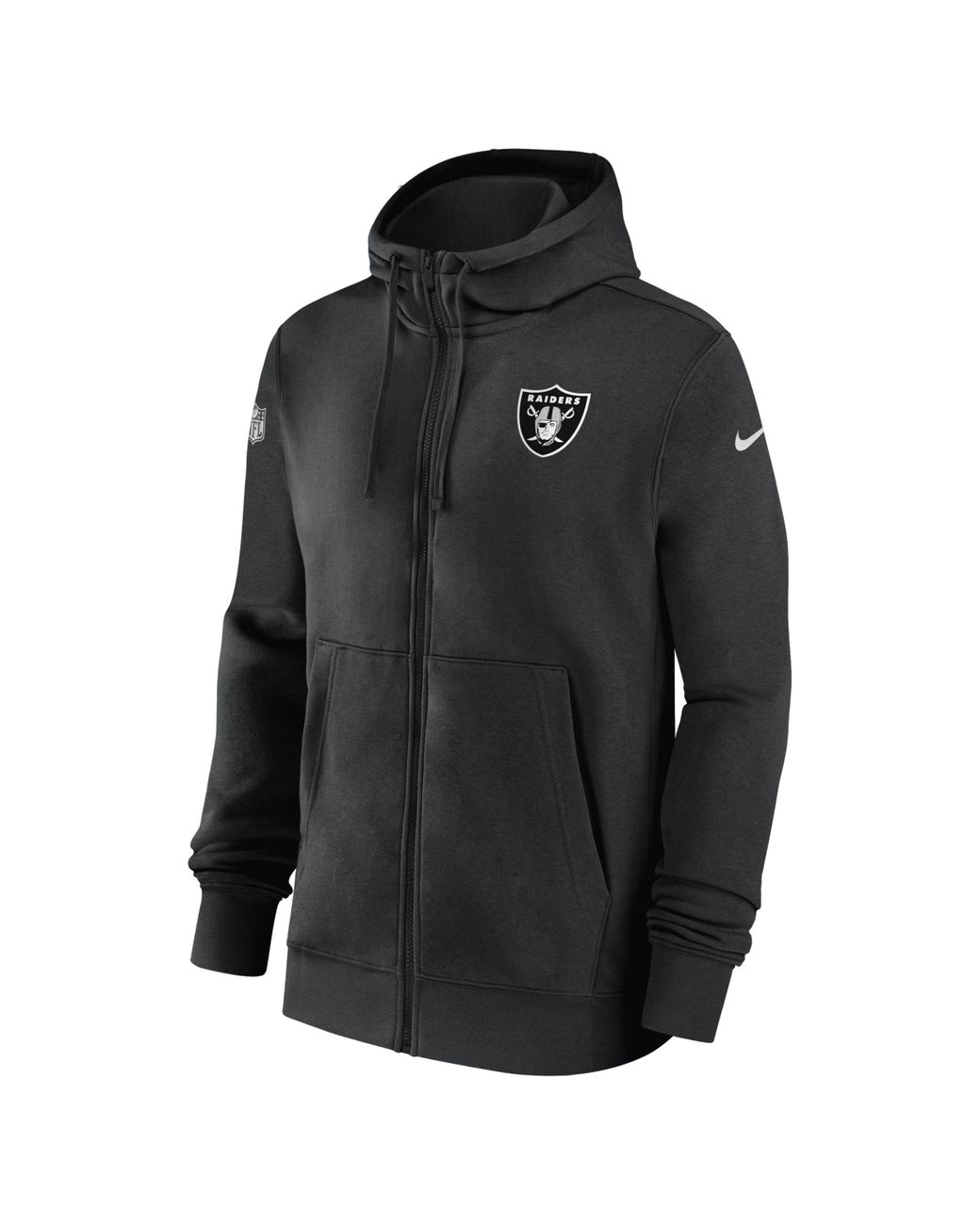 Men's Nike Black Las Vegas Raiders Rewind Club Pullover Hoodie Size: Large