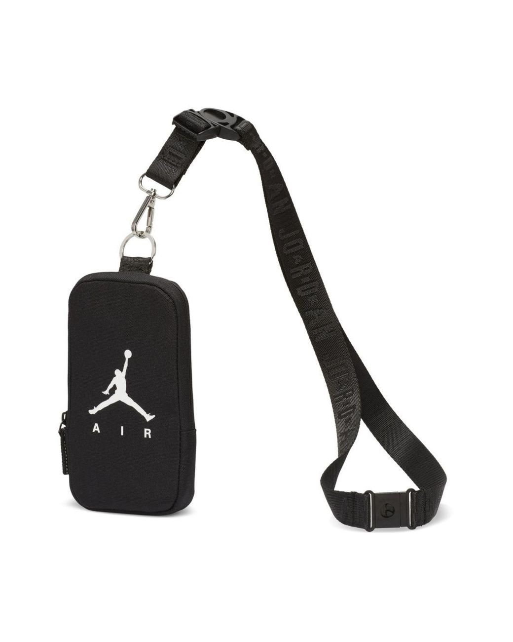 Nike Air Jordan Lanyard Pouch in Black for Men | Lyst