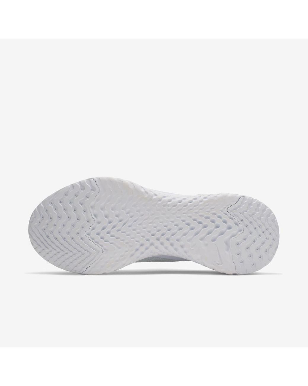 Nike Epic Phantom React Flyknit Running Shoe in White | Lyst